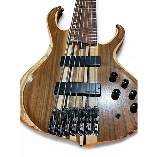 Used Ibanez BTB747 Worn Natural Electric Bass Guitar Worn Natural