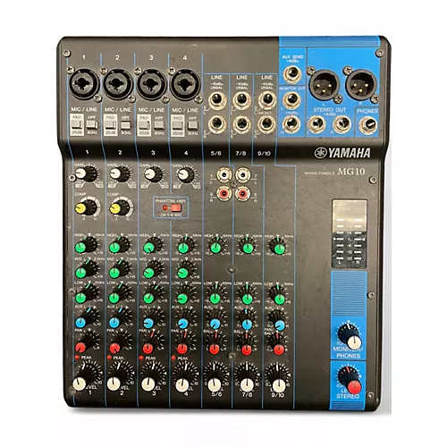 Used Yamaha MG10 Unpowered Mixer