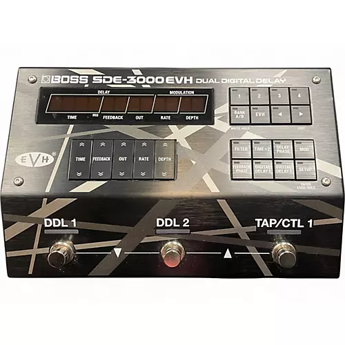 Used BOSS SDE-3000 EVH Effect Pedal