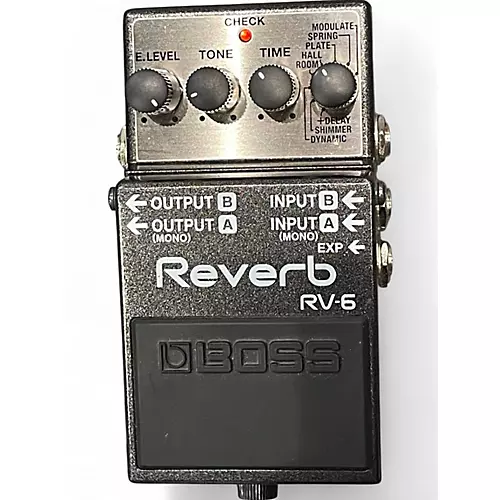 Used BOSS RV6 Digital Reverb Effect Pedal