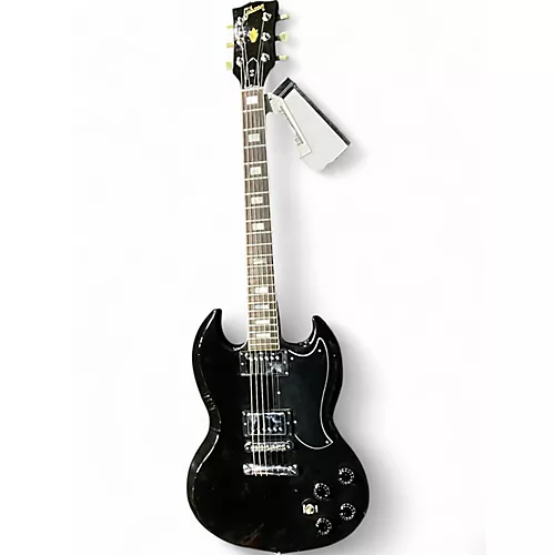 Vintage 1984 Gibson SG Standard Black Solid Body Electric Guitar Black