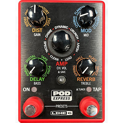 Used Line 6 Pocket Pod Express Amp Modeler Effect Processor