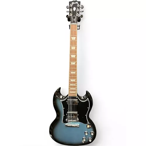 Used 2023 Gibson SG Standard PELHAM BLUE BURST Solid Body Electric Guitar PELHAM BLUE BURST