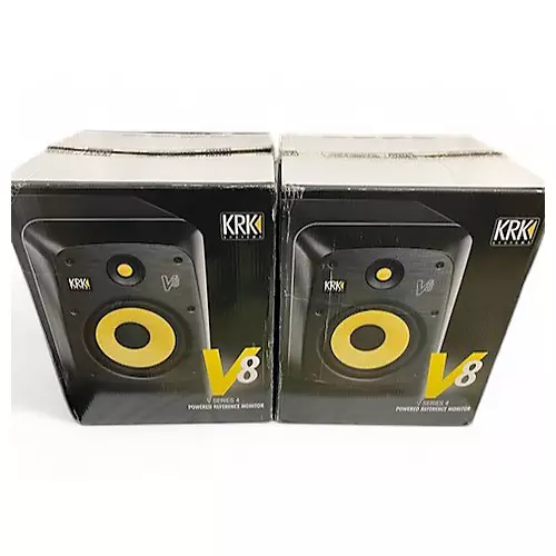 Used KRK V8 Series 4 Pair Powered Monitor