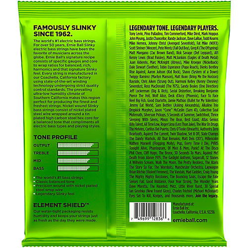 Ernie Ball 2836 Slinky 5-String Bass Strings