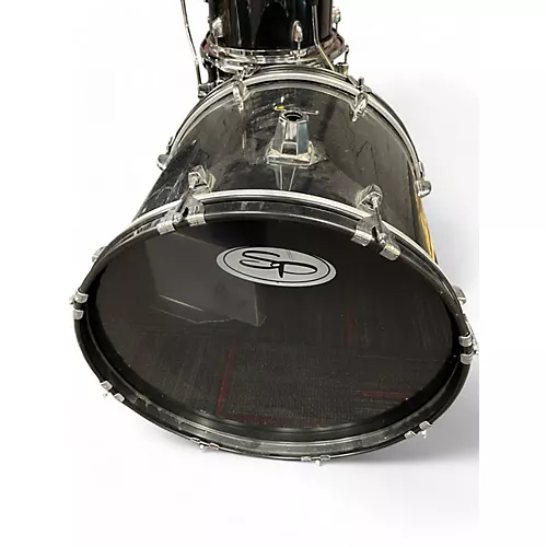 Used Sound Percussion Labs 4 Piece Drum Kit Black Drum Kit Black