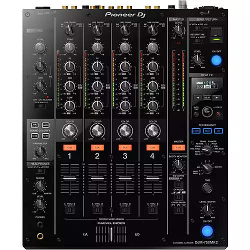 Pioneer DJ DJM-750MK2 4-Channel DJ Mixer With Effects and rekordbox