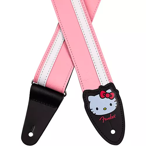 Fender x Hello Kitty Leather Guitar Strap Pink