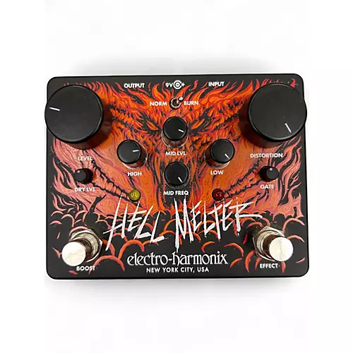 Used Electro-Harmonix Hell Melter Effect Pedal