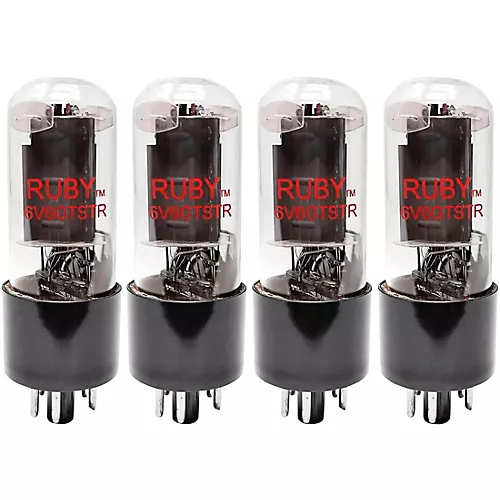 Ruby 6V6GTSTR Power Vacuum Tube Matched Pair