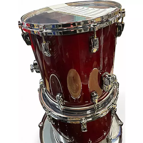 Used Pearl 6 Piece Reference Series Wine Red Drum Kit Wine Red