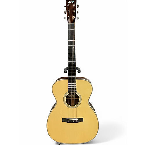 Used Collings OM2H Left Handed Natural Acoustic Guitar Natural