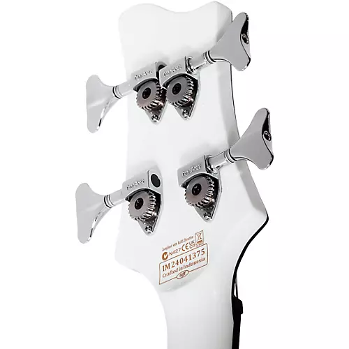 Schecter Guitar Research Stargazer-4 LH Electric Bass Gloss White