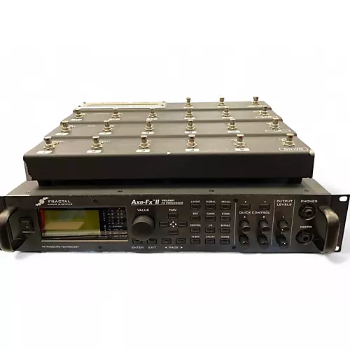 Used Fractal Audio AXE-FX II + Footswitch Multi Effects Processor