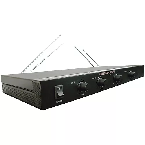 Gem Sound GMW-4 Quad-Channel Wireless Mic System EF
