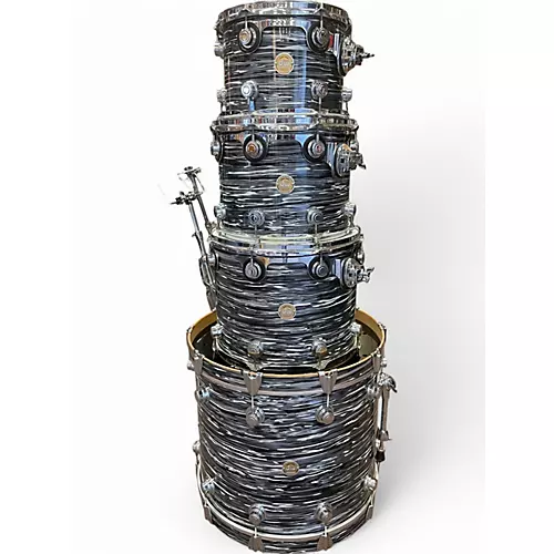 Used DW 4 Piece SSC Collector's Series Black Oyster Drum Kit Black Oyster