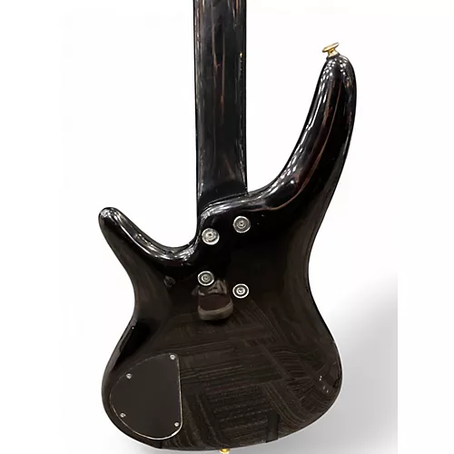 Used Ibanez SR1000E Black Electric Bass Guitar Black