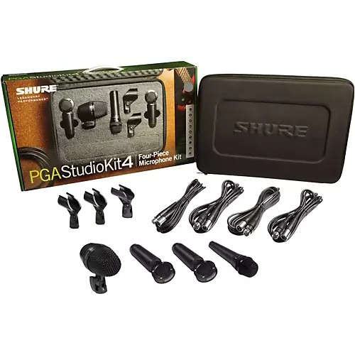 Shure PGASTUDIOKIT4 4-Piece Studio Microphone Kit