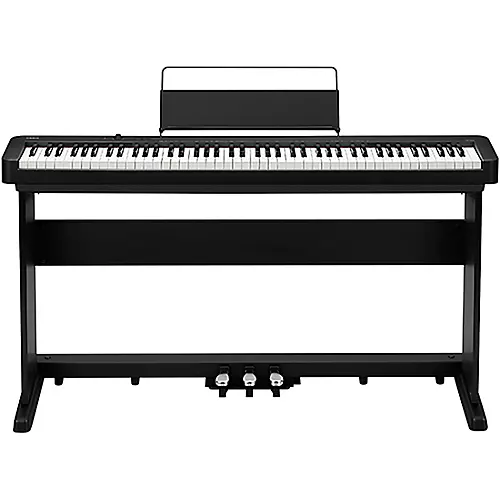 Casio CDP-S160 Digital Piano With Matching CS-470P Stand and Triple Pedal Black