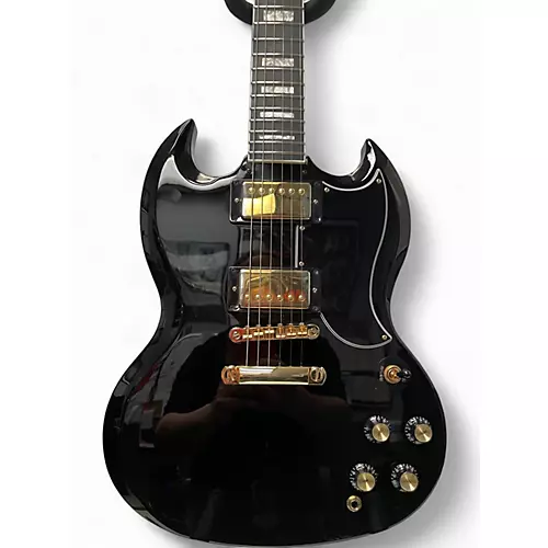 Used Epiphone SG Custom Black Solid Body Electric Guitar Black