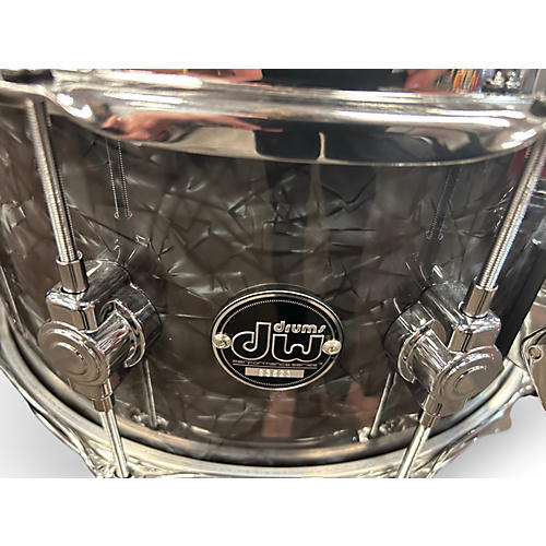 Used DW 4 Piece Performance Series BLACK DIAMOND Drum Kit BLACK DIAMOND