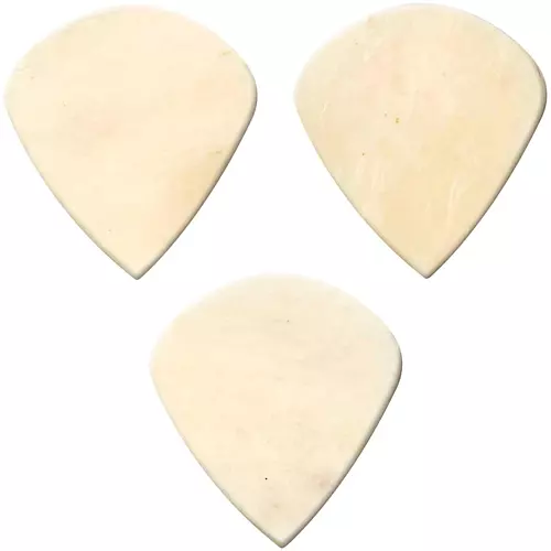 Clayton Exotic Bone Jazz Guitar Picks - 3-Pack