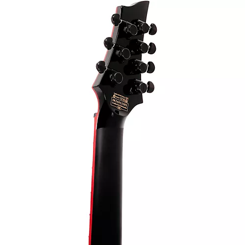 Schecter Guitar Research Sunset-7 Red Dawn Electric Guitar Gloss Black