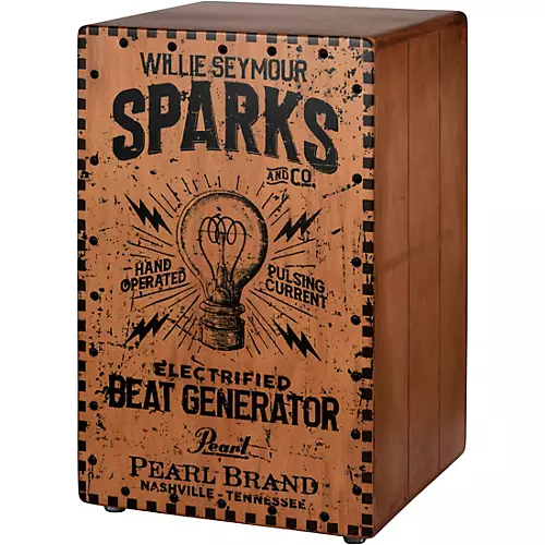 Pearl Electronic Cajon With W.S. Sparks Graphic Finish