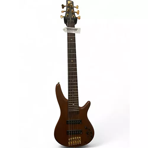 Used Ibanez SR1356B Natural Electric Bass Guitar Natural