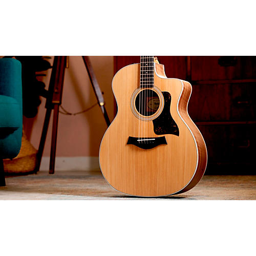 Taylor 214ce Grand Auditorium Acoustic-Electric Guitar Natural