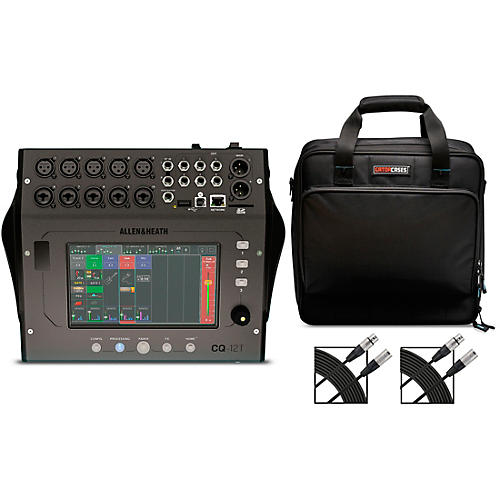 Allen & Heath CQ-12T Digital Mixer With Gator Mixer Bag and Cables
