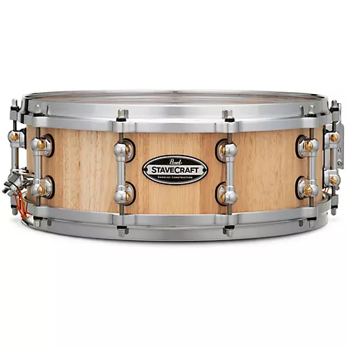 Pearl StaveCraft Thai Oak Snare Drum 14 x 5 in. Hand-Rubbed Natural