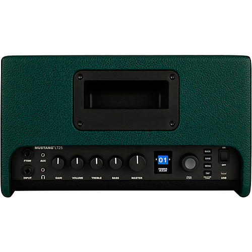 Fender Mustang LT25 25W 1x8 Guitar Combo Amp British Racing Green