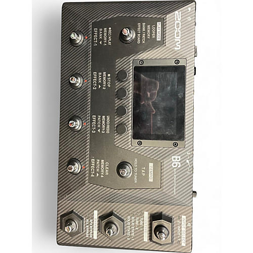 Used Zoom B3 Bass FX And Amp Simulator Bass Effect Pedal