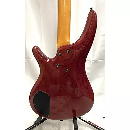 Used 1990s Ibanez SR600 Trans Brown Electric Bass Guitar Trans Brown