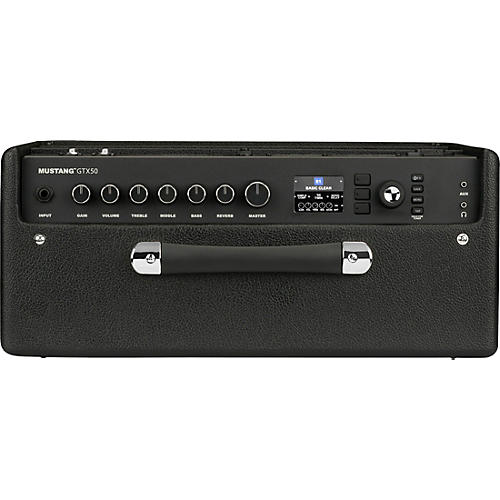 Fender Mustang GTX50 50W 1x12 Guitar Combo Amp Black