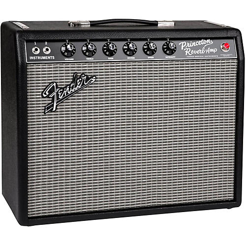Fender '65 Princeton Reverb 12W 1x10 Tube Guitar Combo Amp Black
