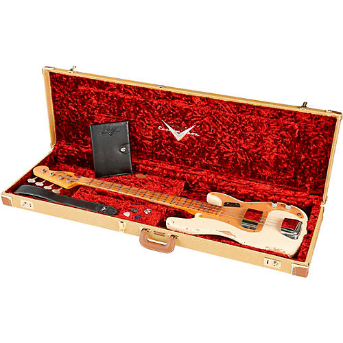 Fender Custom Shop '58 Precision Bass Heavy Relic Vintage White