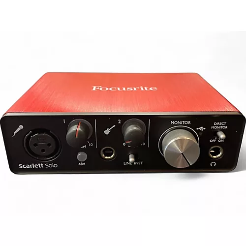Used Focusrite Scarlett Solo Gen 2 Audio Interface