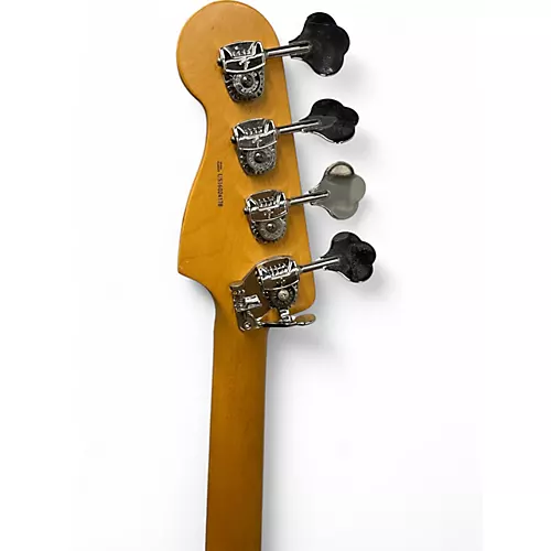 Used Fender American Elite Precision Bass Black Electric Bass Guitar Black