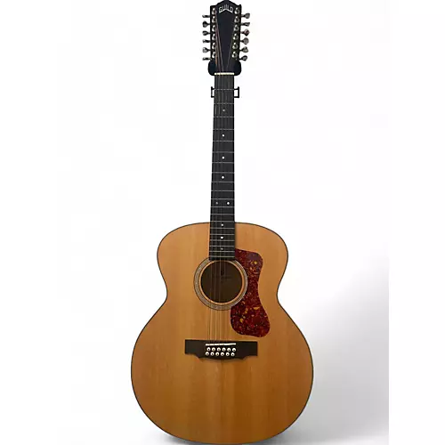 Used Guild F-2512E Natural 12 String Acoustic Guitar Natural