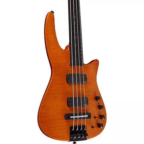 NS Design CR4 Fretless Electric Bass Guitar Satin Amber