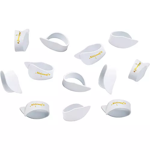 D'Addario National Thumb Pick, Large White Celluloid 12-Pack