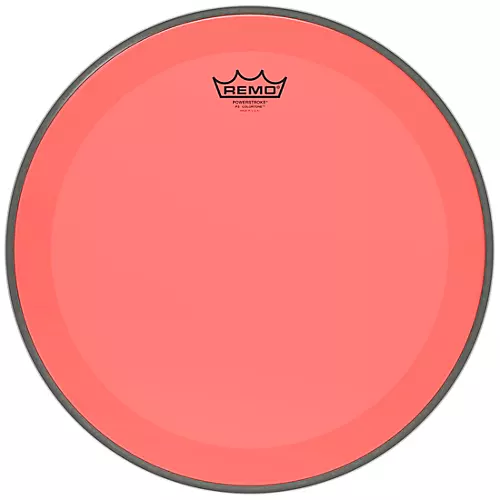 Remo Powerstroke P3 Colortone Red Bass Drum Head 16 in.