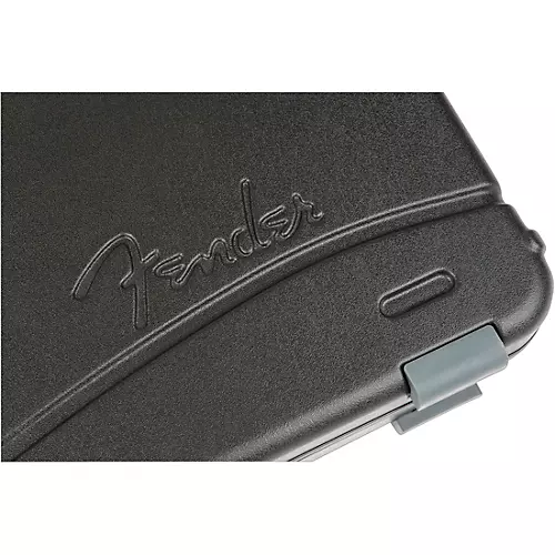 Fender Deluxe Molded ABS P/J Bass Guitar Case Black Gray/Silver