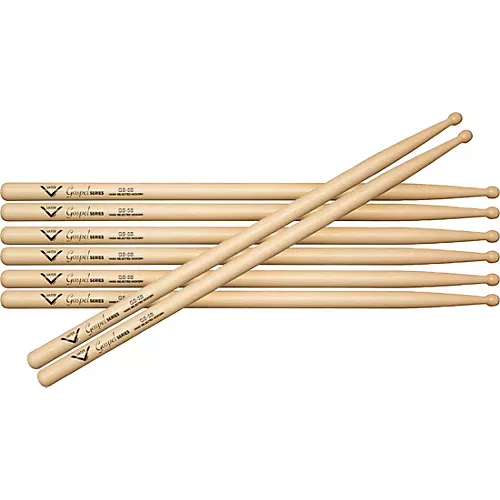 Vater Gospel 5B Drum Sticks - Buy 3, Get 1 Free Wood