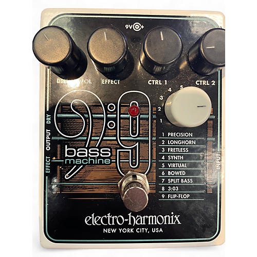 Used Electro-Harmonix BASS9 Bass Machine Bass Effect Pedal