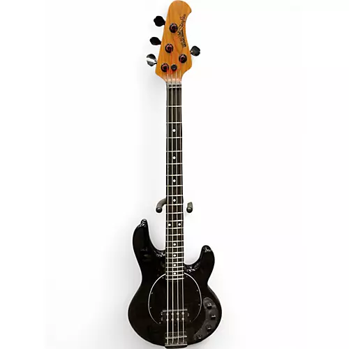 Used Ernie Ball Music Man Stingray 4 String Black Electric Bass Guitar Black