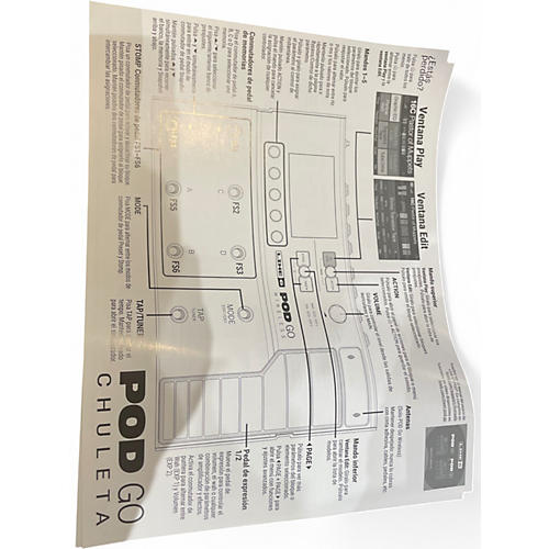 Used Line 6 POD GO Effect Processor