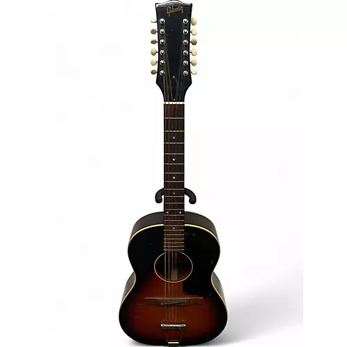 Vintage 1968 Gibson B-25/12 Sunburst 12 String Acoustic Guitar Sunburst
